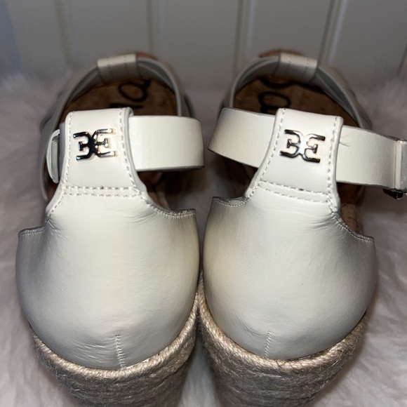 NWT Ivory espadrille wedge heel ankle strap platform summer beachy sandal 10 - Picture 6 of 10